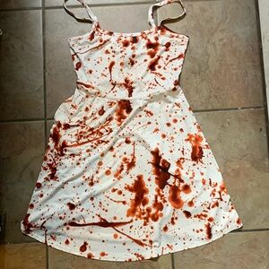 Hot topic blood spatter dress